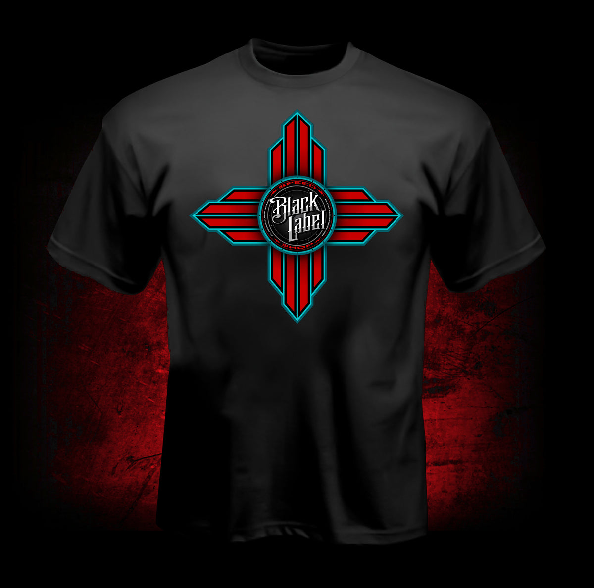 Zia Red/Teal T-Shirt